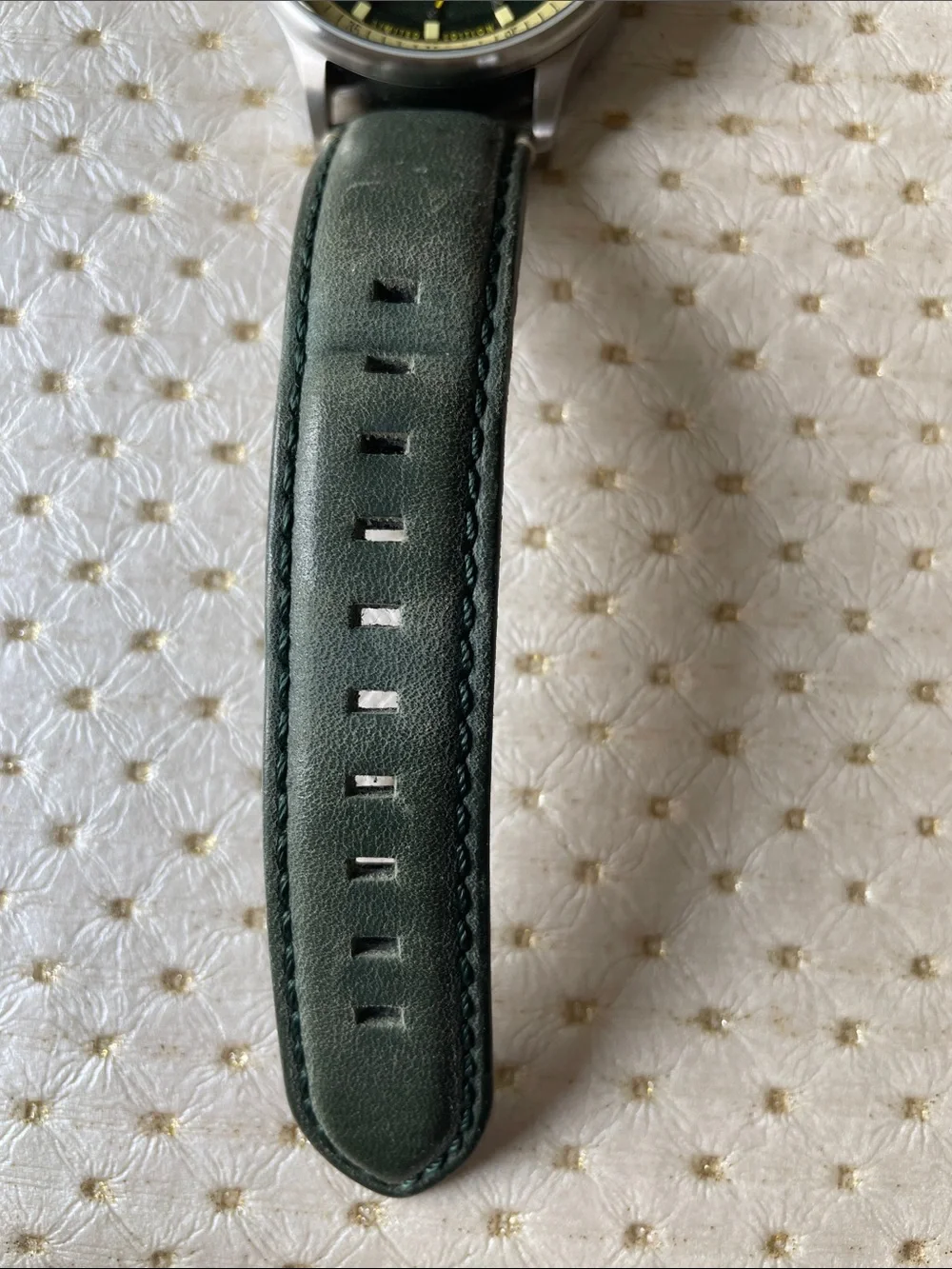 Men's Green Pilot Chronograph Watch